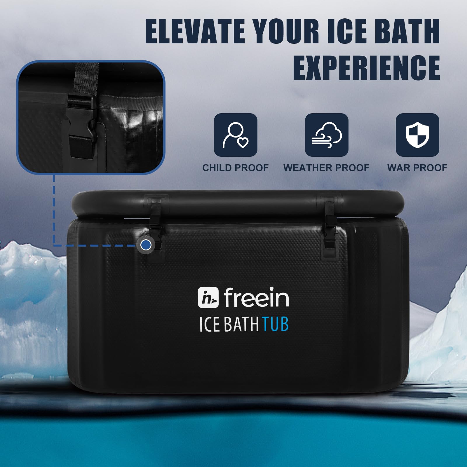 Ice Bath & 1.5HP Chiller Bundle